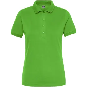 Damen Bio Stretch Polo-Shirt &quot;JN1805&quot; UV-Schutz S, lime-green