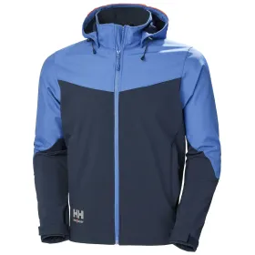 Softshelljacke &quot;OXFORD&quot; marine/steinblau, M