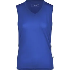 Damen Funktions-Lauftop &quot;JN315&quot; XXL, royal/white