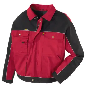 Bundjacke &quot;RIO&quot; Canvas 320g/m²  L, rot/schwarz