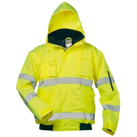 Warnschutz-Pilotenjacke &quot;ROLAND&quot; 2-in-1 gelb M