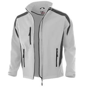 Softshelljacke &quot;1020&quot; weiß/grau, L