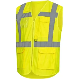 Warnweste Antistatisch &quot;7118&quot; gelb, L