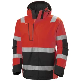 Warnschutz Winterjacke &quot;ALNA 2.0&quot; L, rot/schwarz