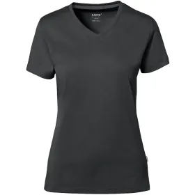 Damen T-Shirt &quot;COTTON-TEC&quot; 169 L, anthrazit