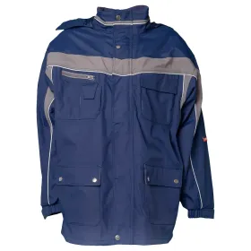 Allwetterjacke &quot;PLALINE&quot; 4XL, marine/zink