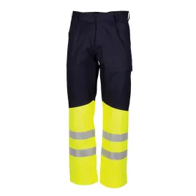 Multinorm Bundhose &quot;80008&quot; marine/gelb 52