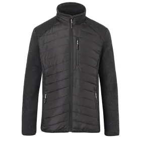 Hybrid-Steppjacke &quot;1342&quot; WEATHER M, schwarz/dunkelgrau