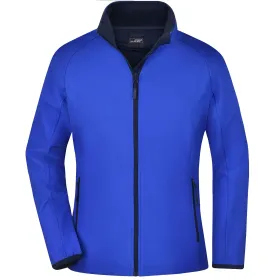 Damen Promo Softshelljacke &quot;JN1129&quot; M, royalblau/marine