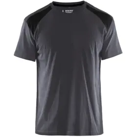 T-Shirt &quot;3379&quot; XXL, mittelgrau/schwarz