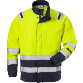 Multinorm Softshelljacke &quot;4016 FSS&quot; Flamestat gelb/marine XL