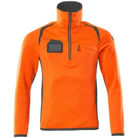 Fleecepullover &quot;ACCELERATE SAFE&quot; M, orange/dunkelanthrazit