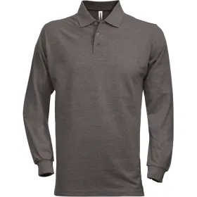 Langarm Polo-Shirt &quot;1722 PIQ&quot; dunkelgrau, XL