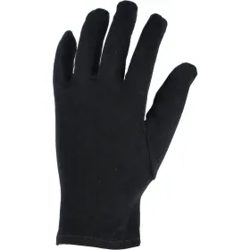 Baumwoll-Trikot-Handschuhe m. Schichteln CE Cat.I - schwarz 9 (L)