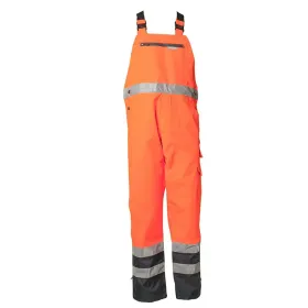 Warnschutz Regenlatzhose &quot;KONTRAST&quot; 4XL, orange/marine