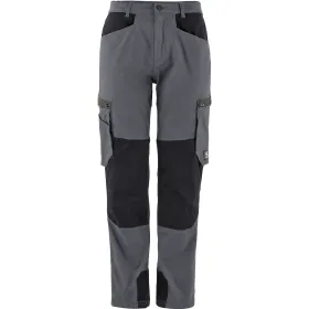 Bundhose &quot;CARGO WORK&quot; Baumwoll-Stretch grau/schwarz, 52