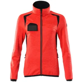 Damen Fleecejacke &quot;ACCELERATE SAFE&quot; XL, rot/schwarzblau