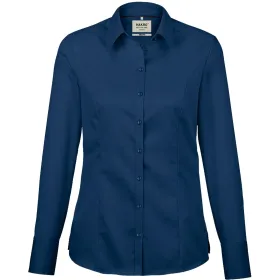 Bluse &quot;BUSINESS&quot; langarm 106 3XL, marine