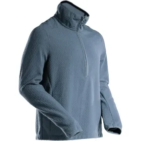 Microfleece Zip-Sweatshirt &quot;22703-639&quot; XL, steinblau