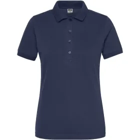 Damen Bio Stretch Polo-Shirt &quot;JN1805&quot; UV-Schutz navy, XXL