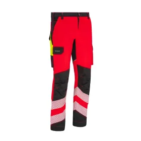 Warnschutz Bundhose &quot;StretchZone&quot; 50, Rot