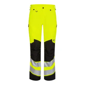 Warnschutz Stretch Bundhose &quot;2544-314&quot; Safety Kl. 2 52, gelb/schwarz