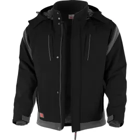 Winter Softshelljacke &quot;PRO&quot; L, schwarz/grau