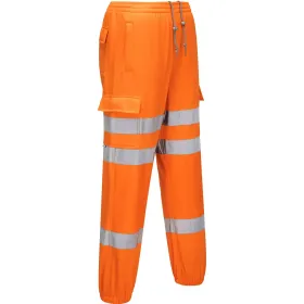 Warnschutz Sweathose &quot;RT48&quot; Bahn orange L