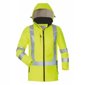 Damen Warnschutz-Softshelljacke &quot;EMMA&quot;gelb 44