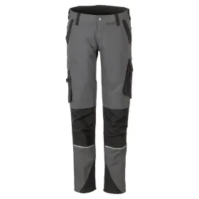 Damen Stretch-Bundhose &quot;NORIT&quot; 40, schiefer/schwarz