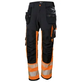 Warnschutz Bundhose &quot;ICU&quot; orange/schwarz, C48