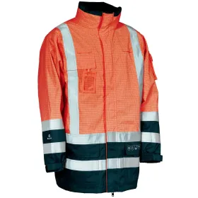Multinorm Winterjacke 3-in-1 &quot;086150R&quot; SecureTech Multinorm warnorange/marine, S
