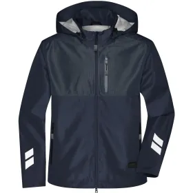 Hardshell Regenjacke &quot;JN1814&quot; 3XL, navy/carbon