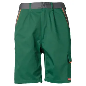 Arbeitsshorts &quot;VISLINE&quot; L, grün/orange/schiefer