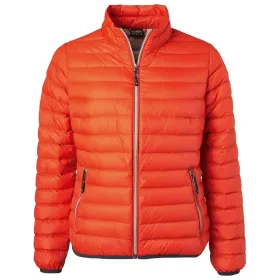 Damen Daunenjacke &quot;JN1139&quot; burnt-orange/silver, XXL