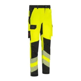 Warnschutz Bundhose &quot;StretchZone&quot; gelb, 48