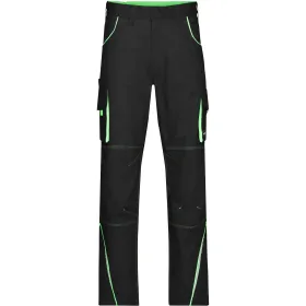 Funktionshose &quot;JN847&quot; 48, black/lime-green