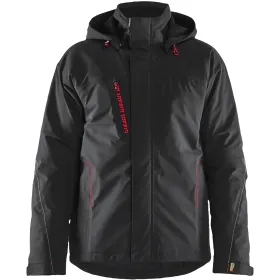 Stretch Winterjacke &quot;4484&quot; XL, schwarz/rot