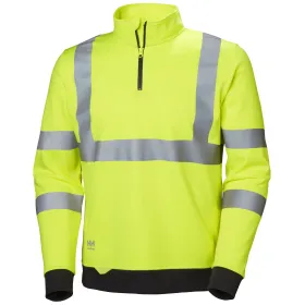 Warnschutz Zip-Sweatshirt &quot;ADDVIS&quot; L, gelb