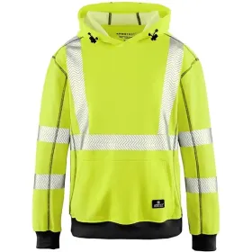 Warnschutz Kapuzen-Sweatshirt &quot;PORTLAND&quot; gelb, XXL