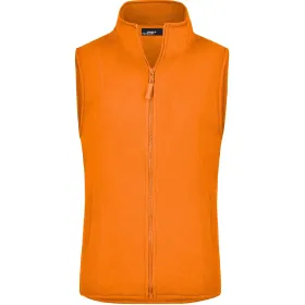 Damen Microfleece-Weste &quot;JN048&quot; Orange, L