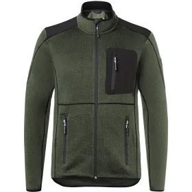 Strickjacke &quot;1443 6339&quot; Weather XL, oliv/schwarz