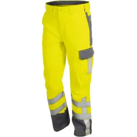 Multinorm Bundhose &quot;PSA SAFETY X7&quot; warngelb/anthrazit, 24