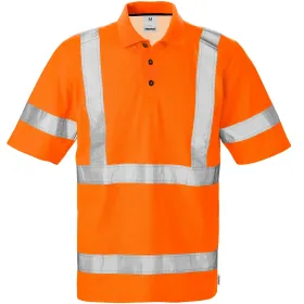 Warnschutz Poloshirt &quot;7025 PHV&quot; UV-Schutz Orange, XS