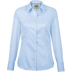 Bluse &quot;BUSINESS&quot; langarm 106 S, himmelblau