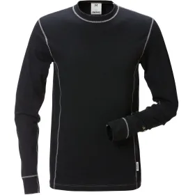 Multinorm Langarmshirt &quot;7026 MOF&quot; Flamestat schwarz M