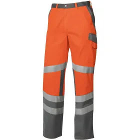 Warnschutz Bundhose &quot;2110-845&quot; Hi-Vis Comfort warnorange/dunkelgrau, 62