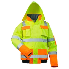 Warnschutz-Pilotenjacke &quot;MATS&quot; Gelb/Orange XL