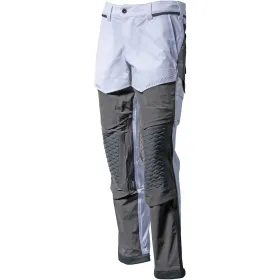 Maler Stretch-Bundhose &quot;22079-605&quot; Customized weiß/anthrazit, 76C50 (EU 25)