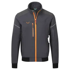 Softshell Pilotenjacke &quot;EV464&quot; EV4 metallgrau, S